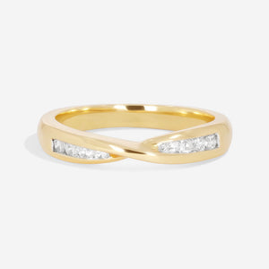 MARIAH | Diamond Wedding Ring in 18ct Gold