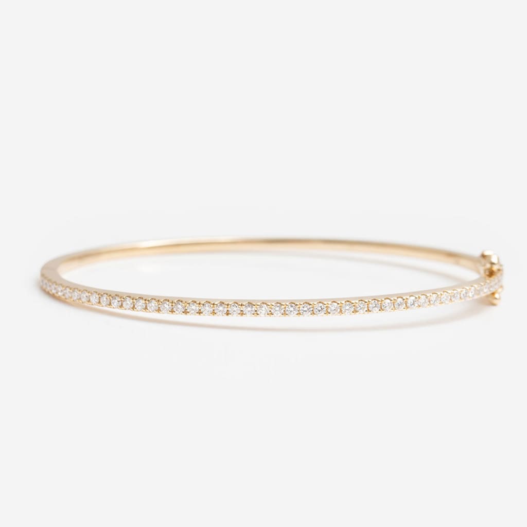 MARINA | Diamond Bangle in 9ct Gold