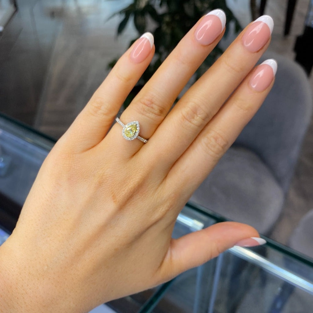 Marisol | Yellow Diamond Engagement Ring - Rings