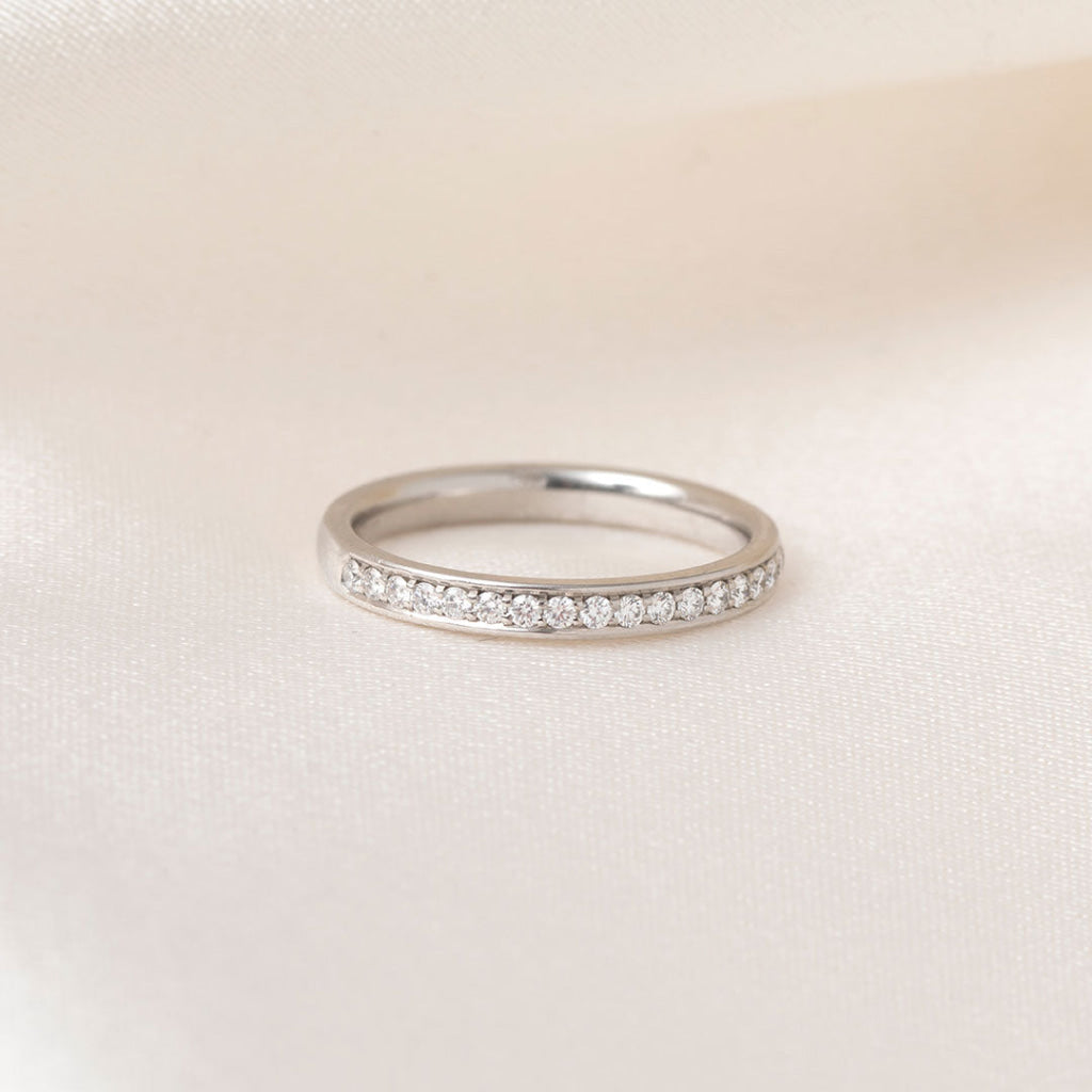 MARLIN | Diamond Wedding Ring in Platinum Rings