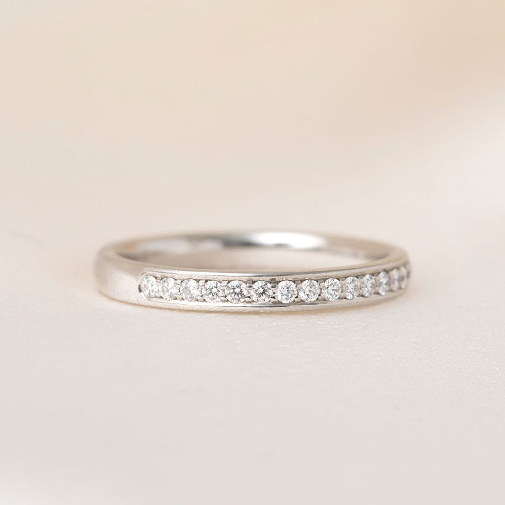 MARLIN | Diamond Wedding Ring in Platinum Rings
