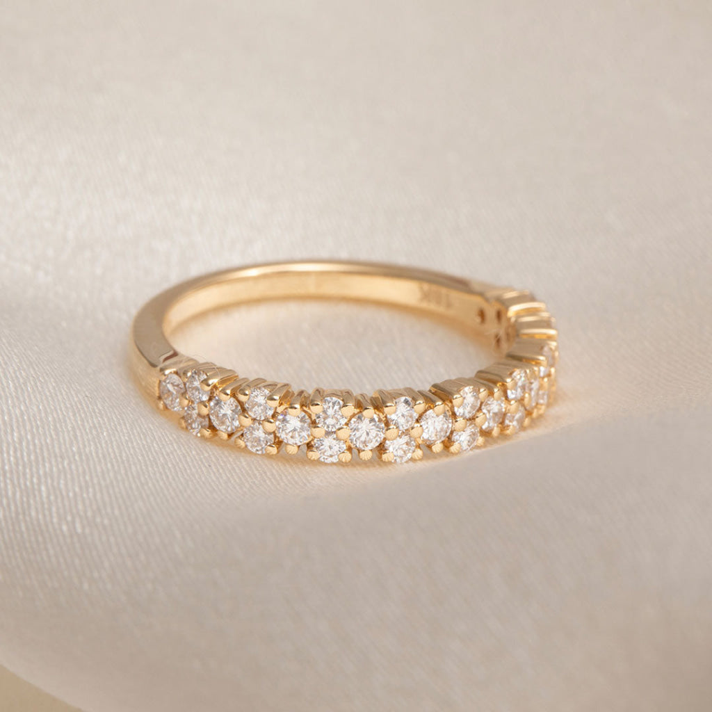 MARTHA 18ct Gold | Diamond Wedding Ring - Rings