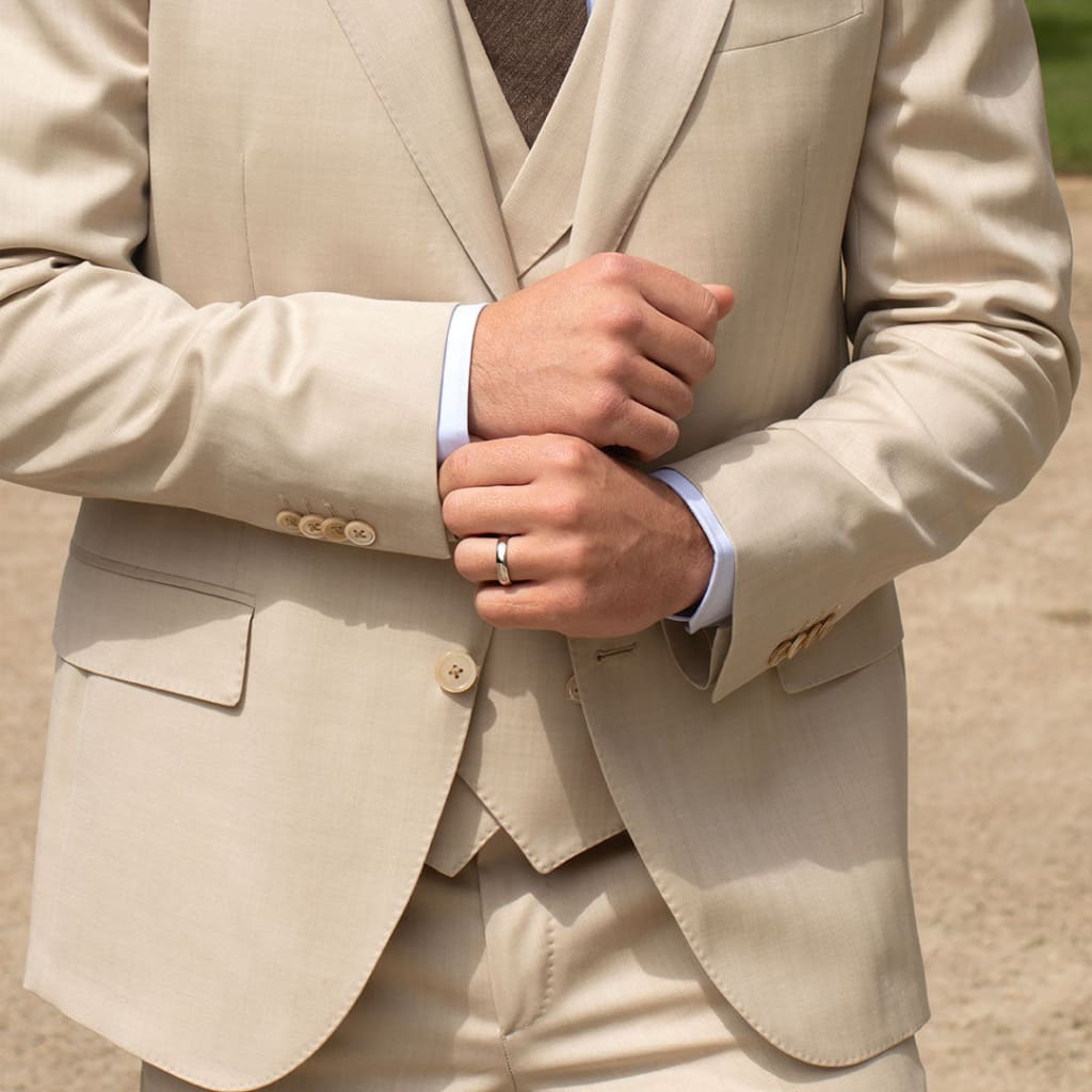 MASON | Men's Wedding Ring in Platinum