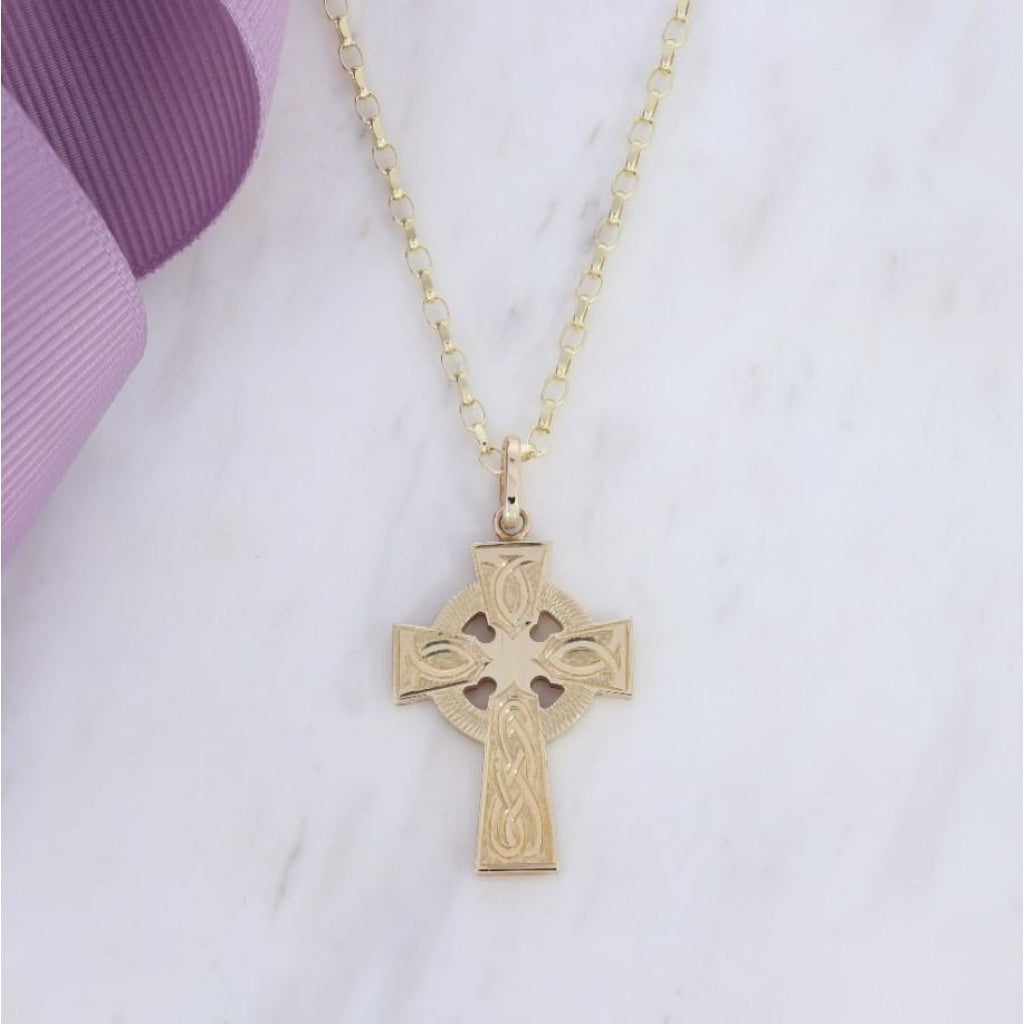 Medium Celtic Cross | 9ct Gold