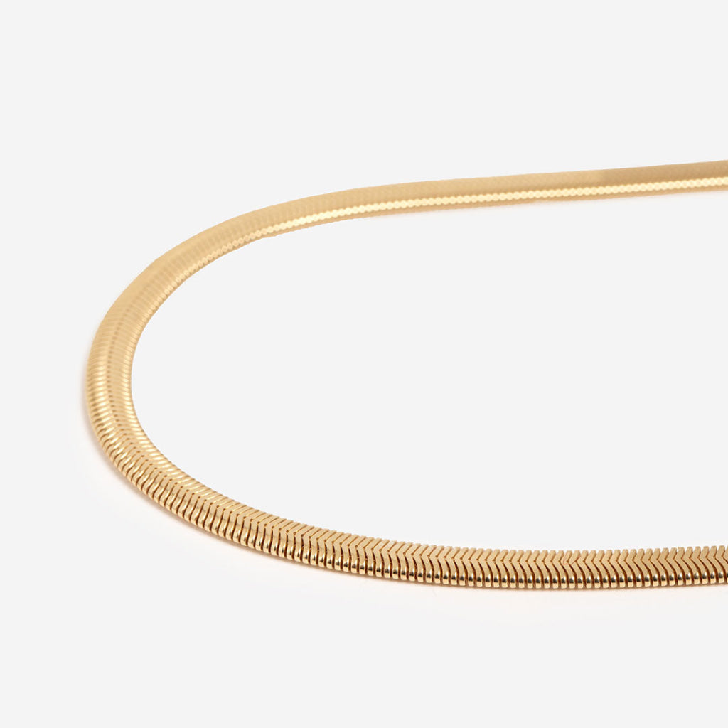 Medusa Snake Chain | 9ct Gold - Necklace