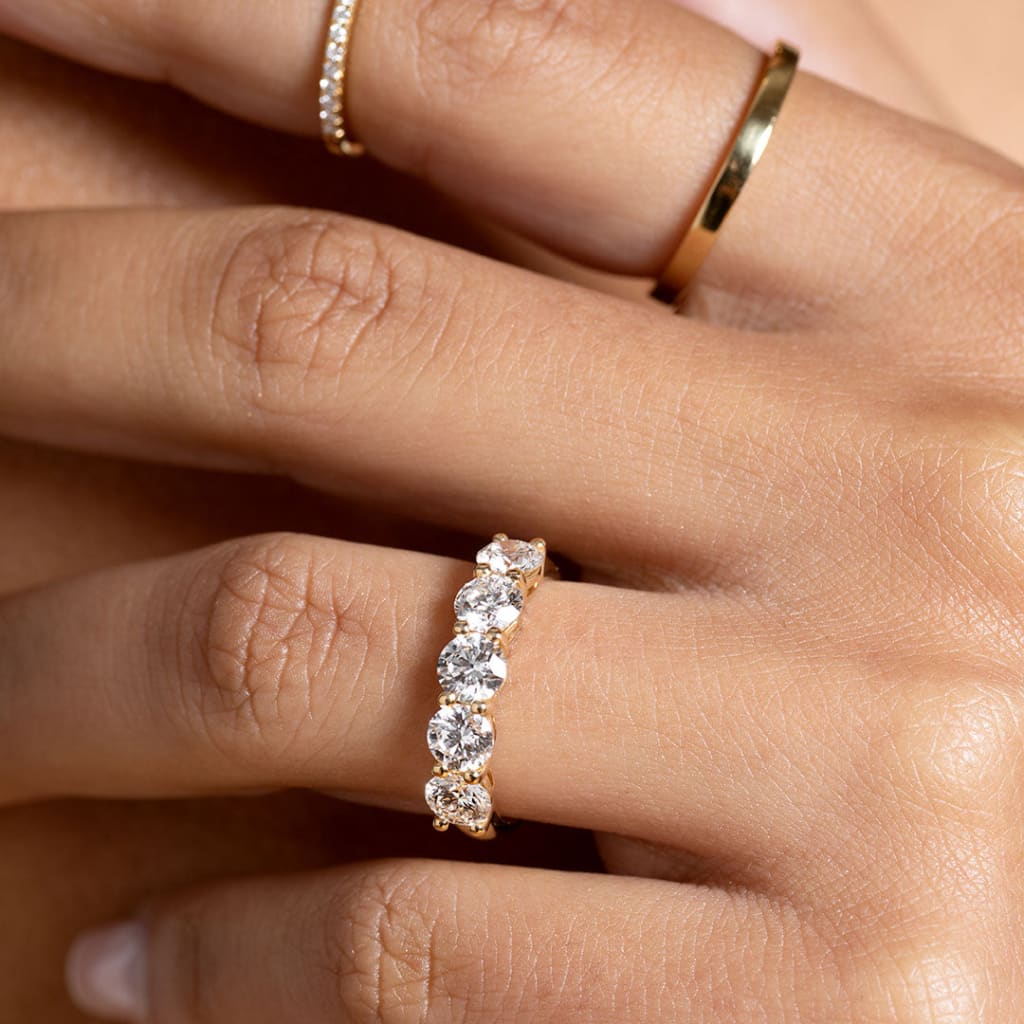 Eternity ring gold 18ct discount