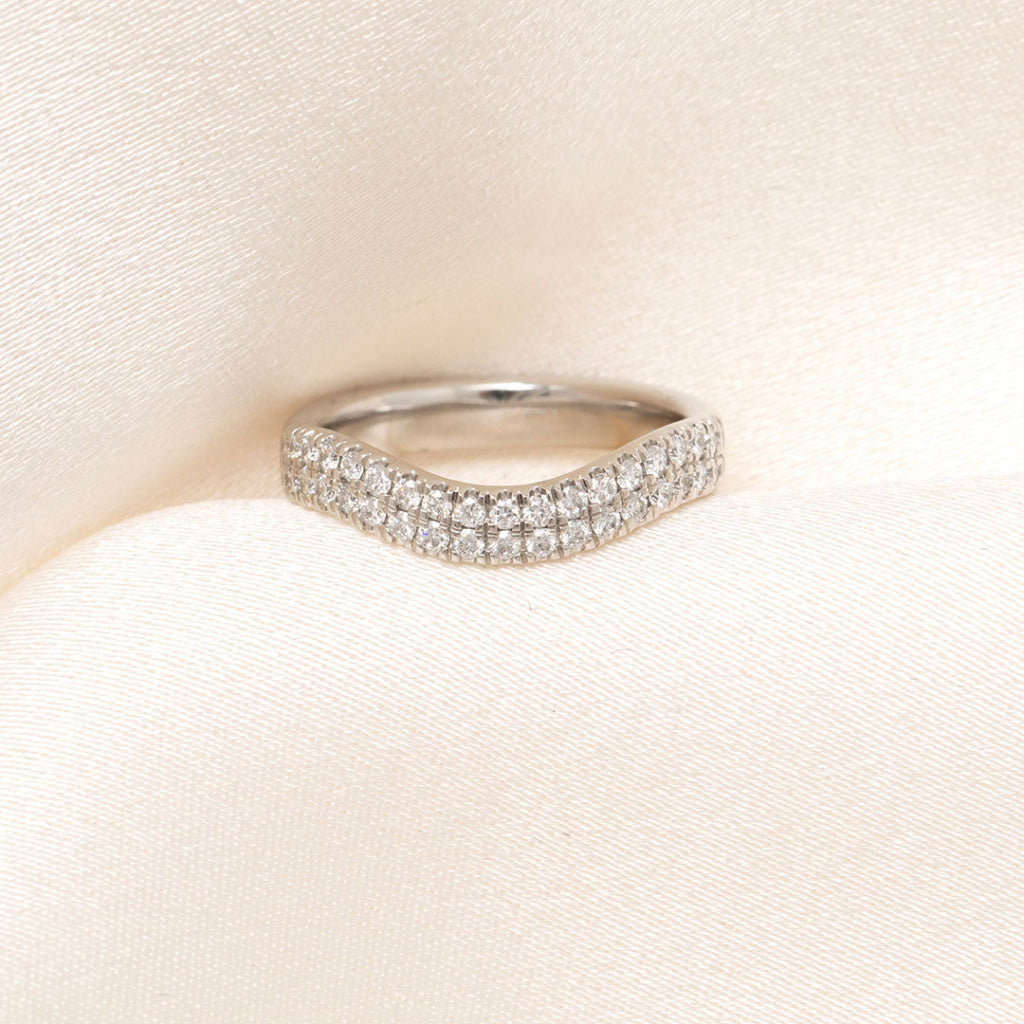 MELVIN - Platinum | Diamond Wedding Ring - Rings