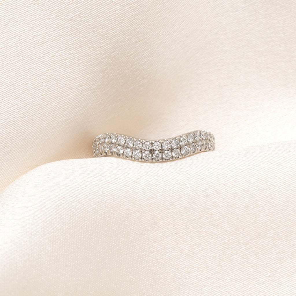 MELVIN - Platinum | Diamond Wedding Ring - Rings
