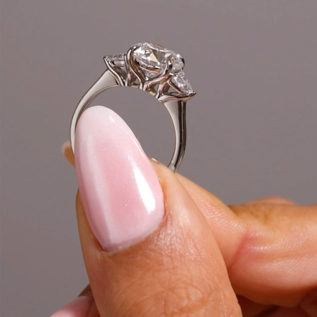 MERIDIAN 2.50ct | Round 3 Stone Lab Grown Diamond