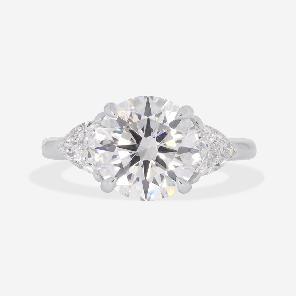 MERIDIAN 3.80ct | Round 3-Stone Lab Grown Diamond Set