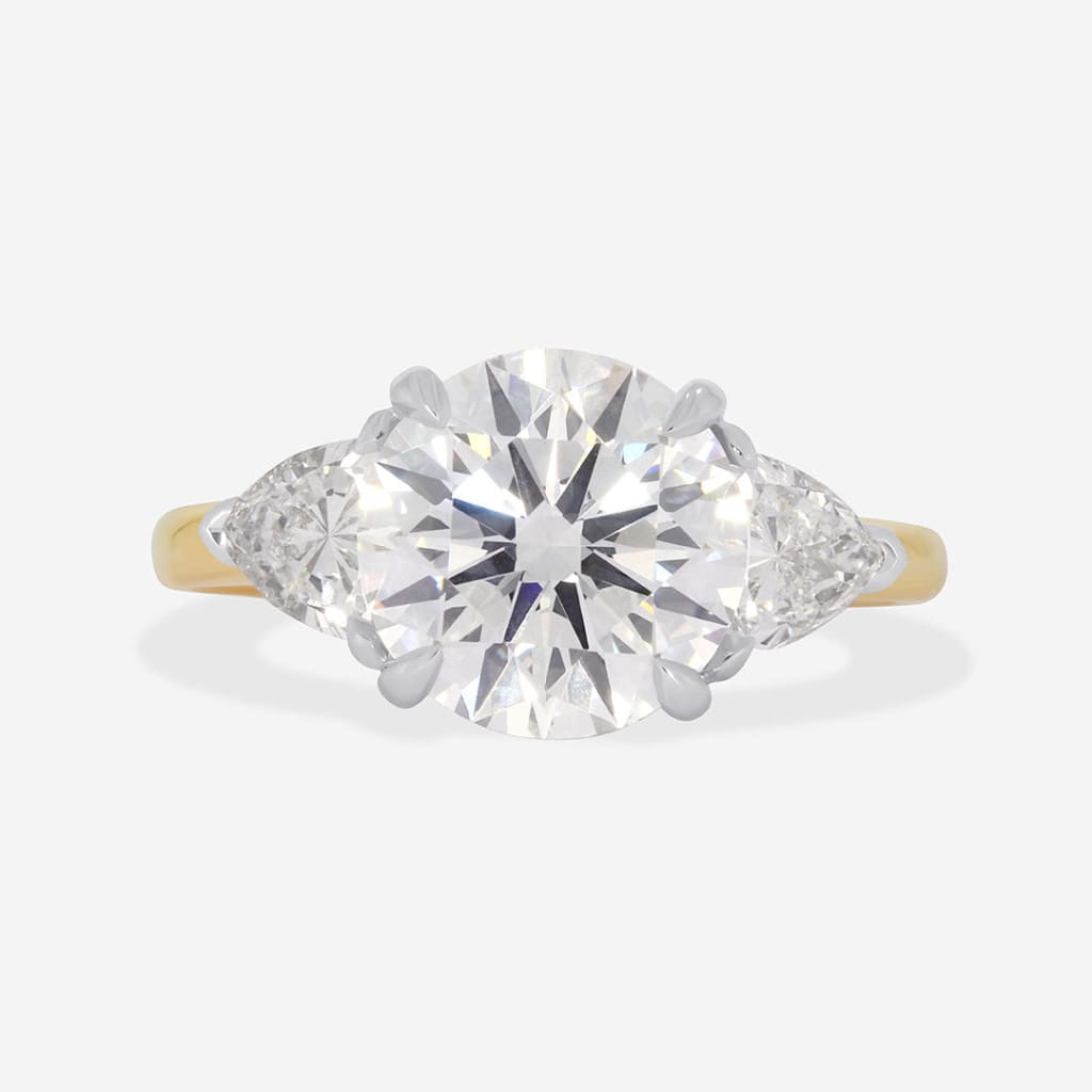 MERIDIAN 3.80ct | Round 3-Stone Lab Grown Diamond Set