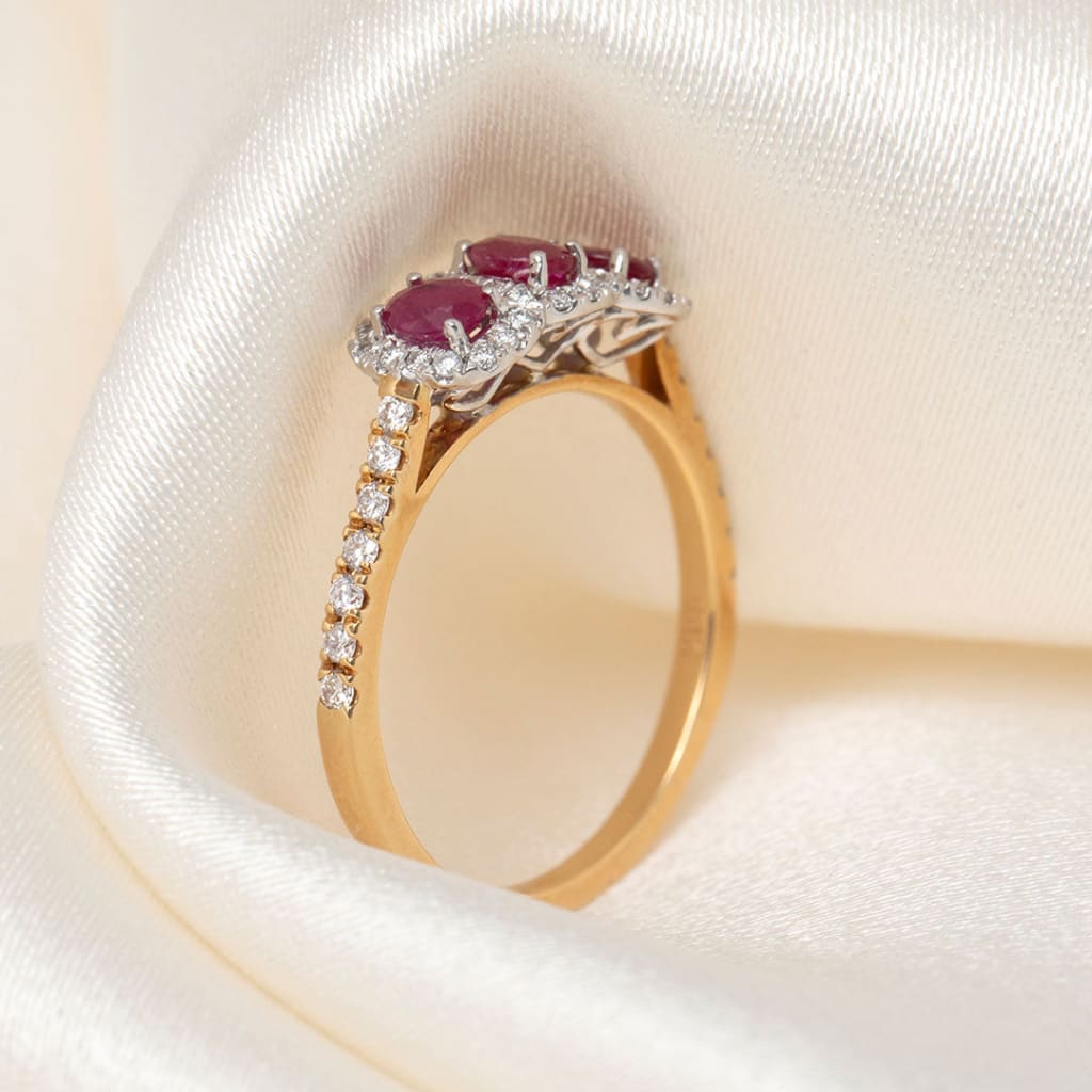 MERLOT | Ruby Diamond Ring - Rings
