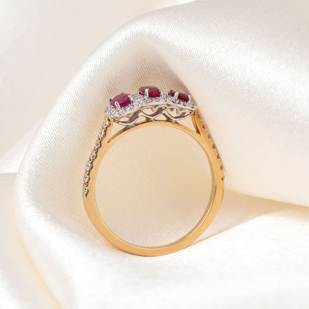 MERLOT | Ruby Diamond Ring - Rings