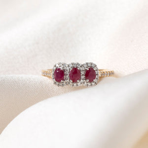 MERLOT | Ruby Diamond Ring
