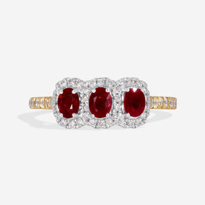 MERLOT | Ruby Diamond Ring