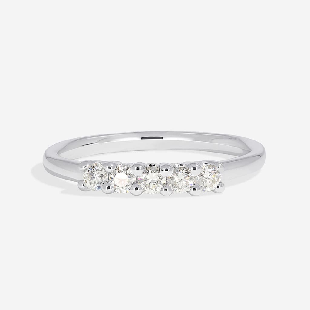 MIDDLETON - 18ct White Gold | Diamond Eternity Ring - Rings