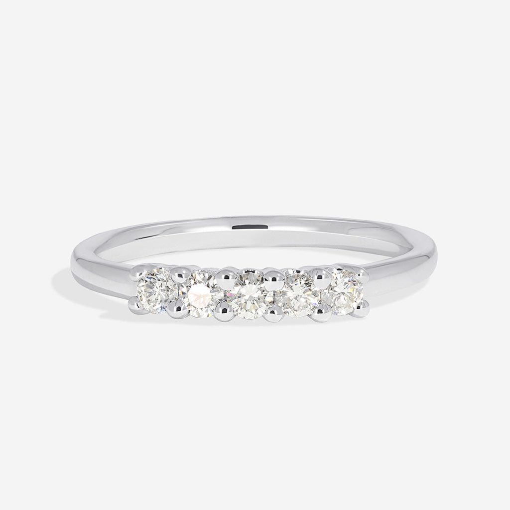 MIDDLETON | Diamond Eternity Ring in 9ct White Gold