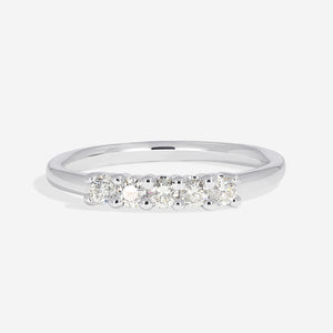 MIDDLETON | Diamond Eternity Ring in 9ct White Gold