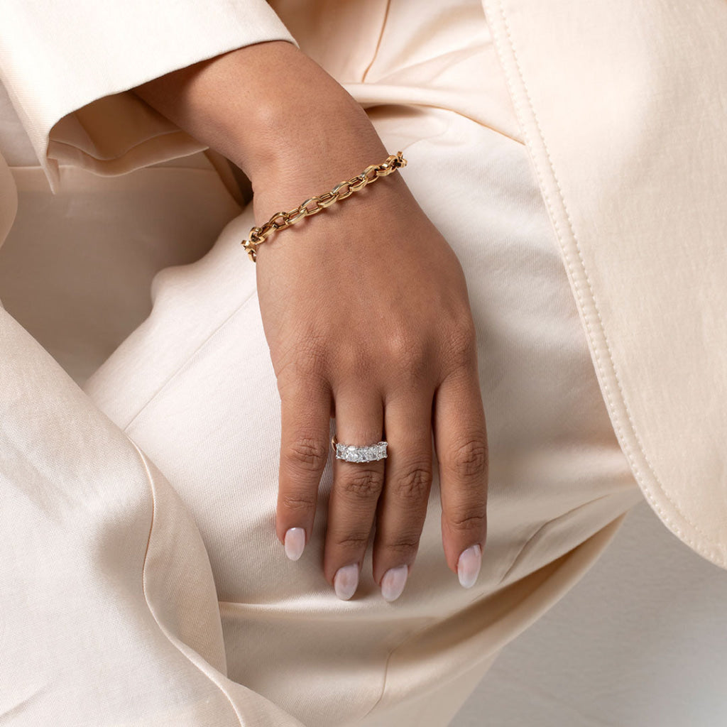 Milanese | 9ct Gold Fancy Link Bracelet - Necklace
