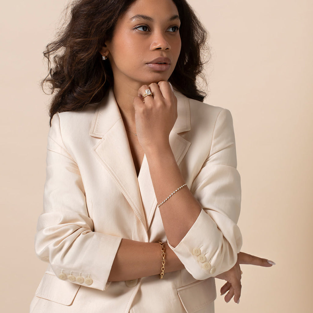 Milanese | 9ct Gold Fancy Link Bracelet - Necklace