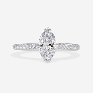 MILLIE 1.15ct | Solitaire Marquise Lab Grown Diamond Engagement Ring in Platinum