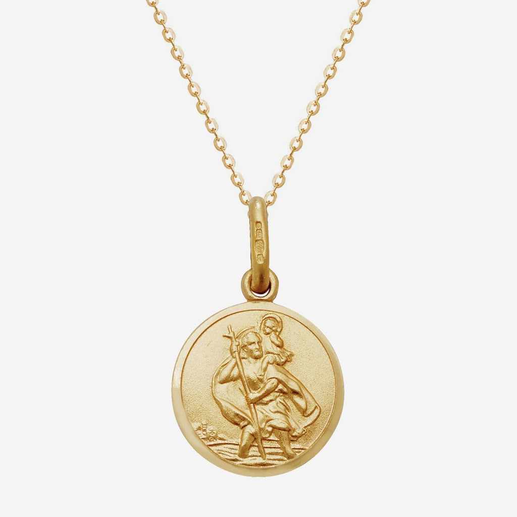 Mini St. Christopher Medal | 9ct Gold