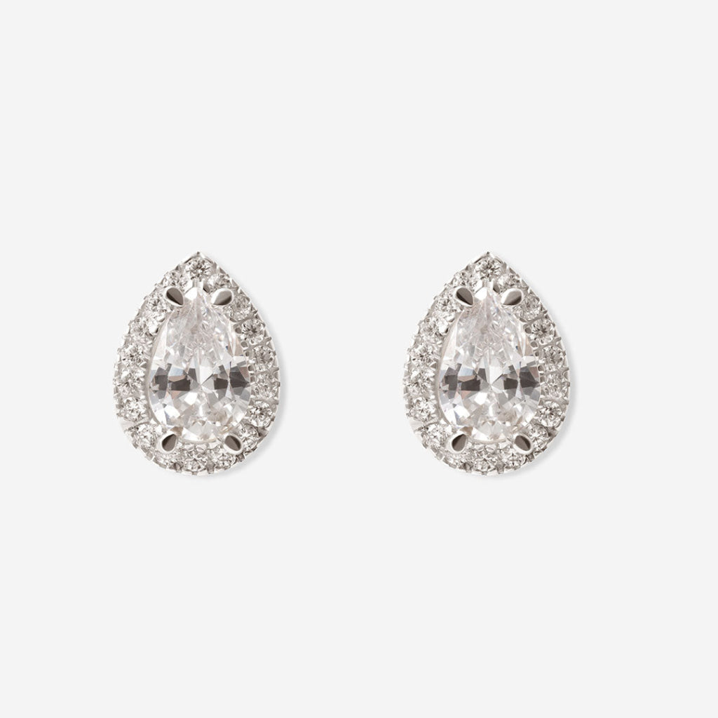 Mira Earrings | 9ct White Gold - Earrings