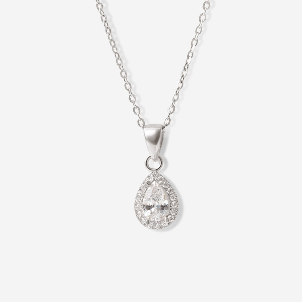 Mira Necklace | 9ct White Gold - Necklace