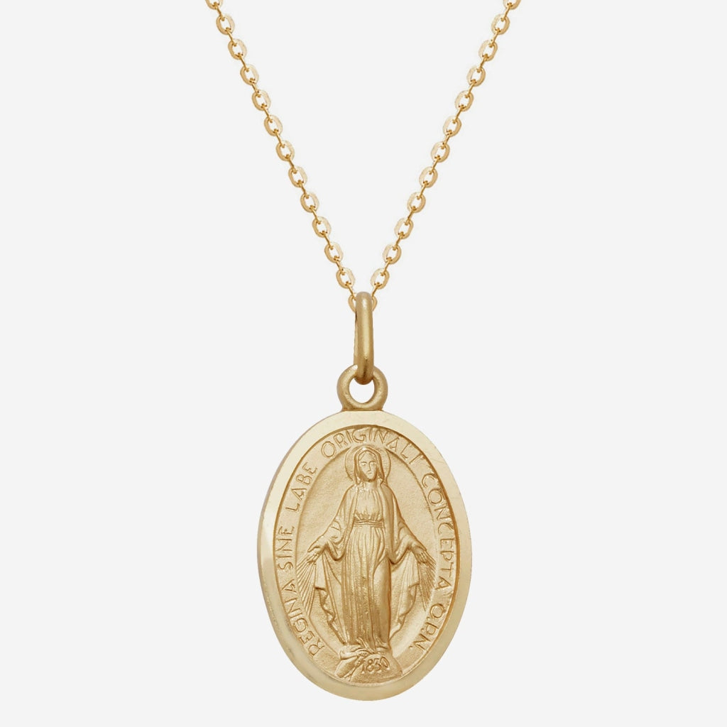 Miraculous Medal - Small | 9ct Gold