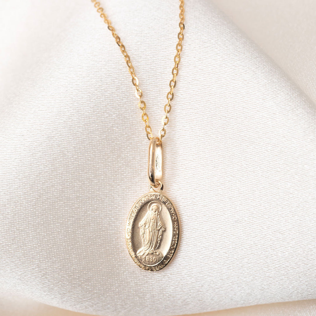 Miraculous Medal - Small | 9ct Gold