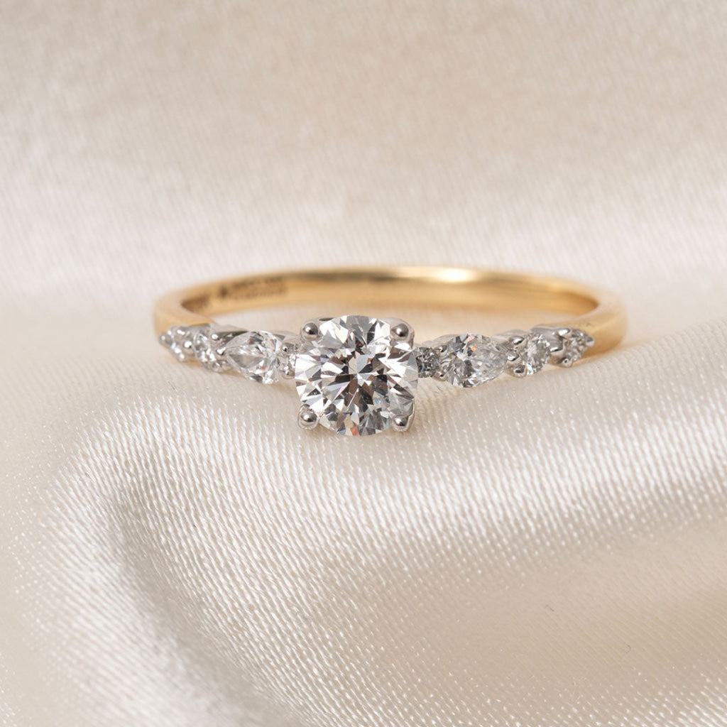 MIRAE 0.70ct | Round Solitaire Natural Diamond Engagement