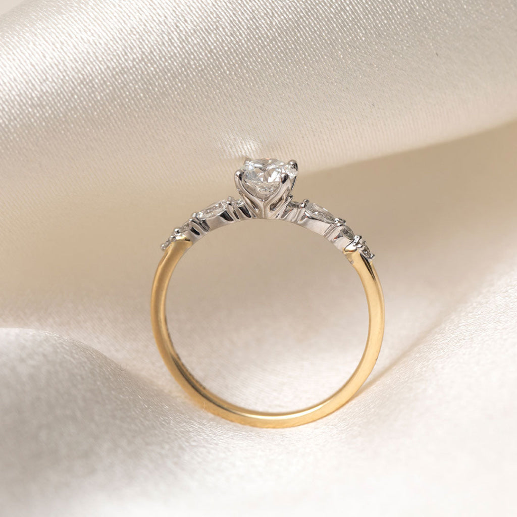 MIRAE 0.70ct | Round Solitaire Natural Diamond Engagement