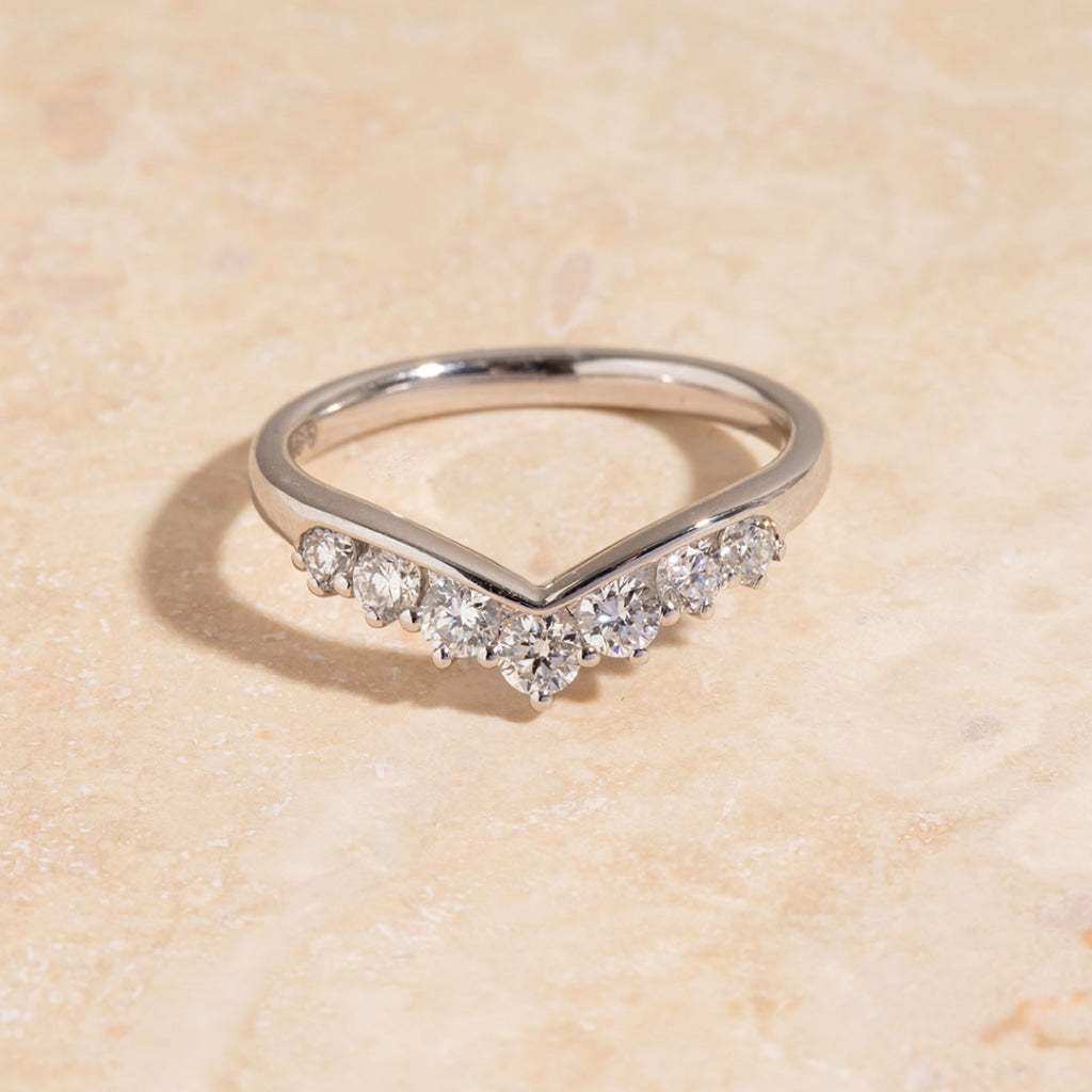 MONA 0.50ct | Lab Grown Diamond Wedding Ring in Platinum