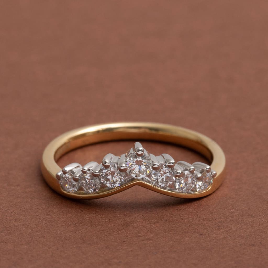 MONA - 18ct Gold 0.50ct | Diamond Wedding Ring - Rings