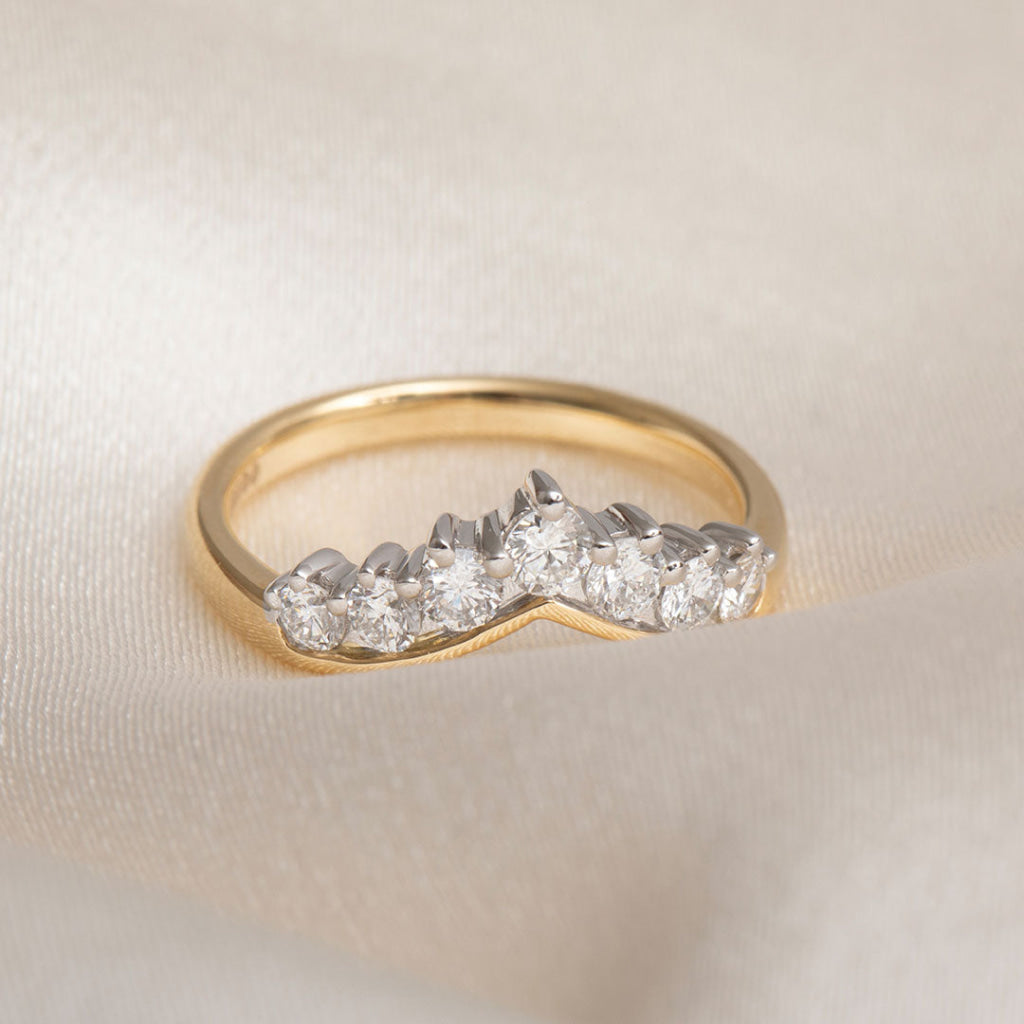 MONA - 18ct Gold 0.50ct | Diamond Wedding Ring - Rings