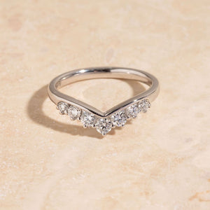 MONA 0.50ct | Lab Grown Diamond Wedding Ring in Platinum