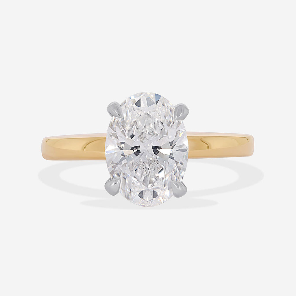 Monaco 2ct | Oval Solitaire Lab Grown Diamond Engagement