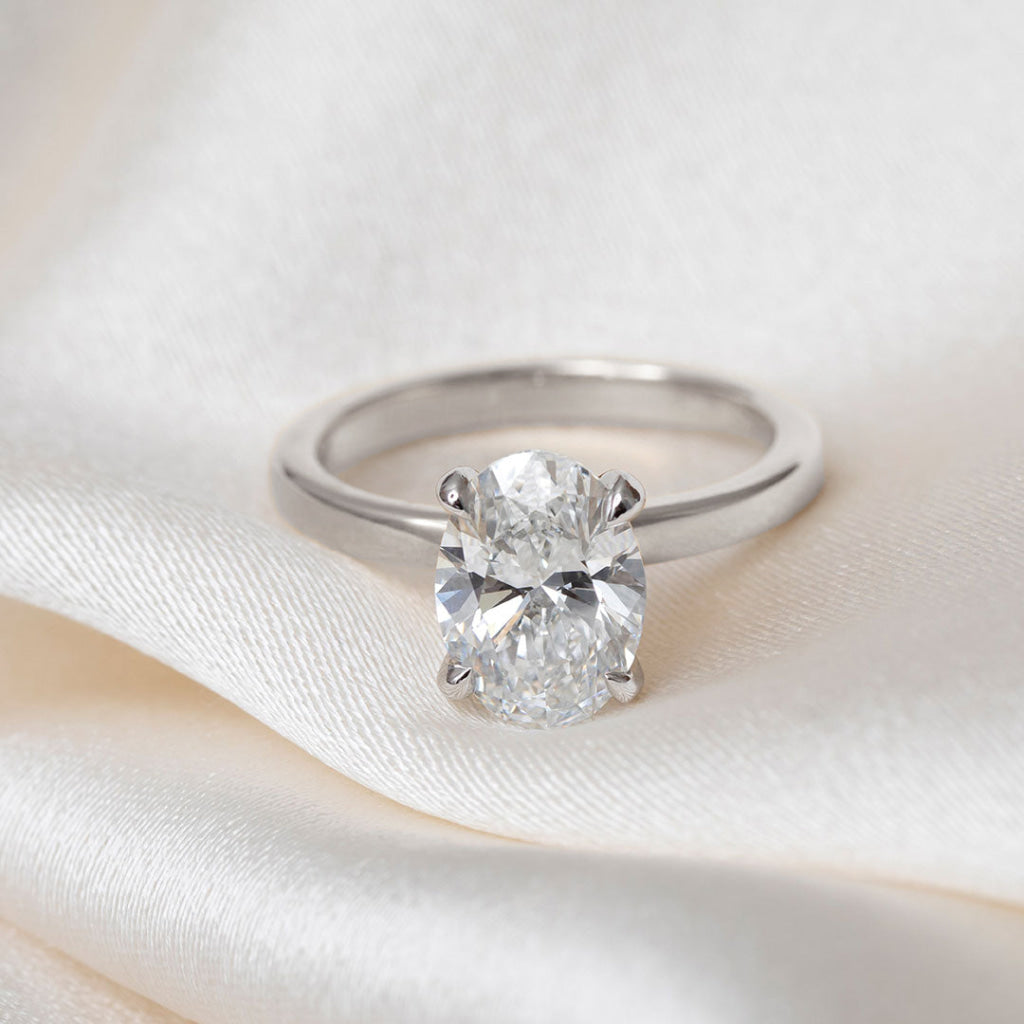Monaco 2ct | Oval Solitaire Lab Grown Diamond Engagement