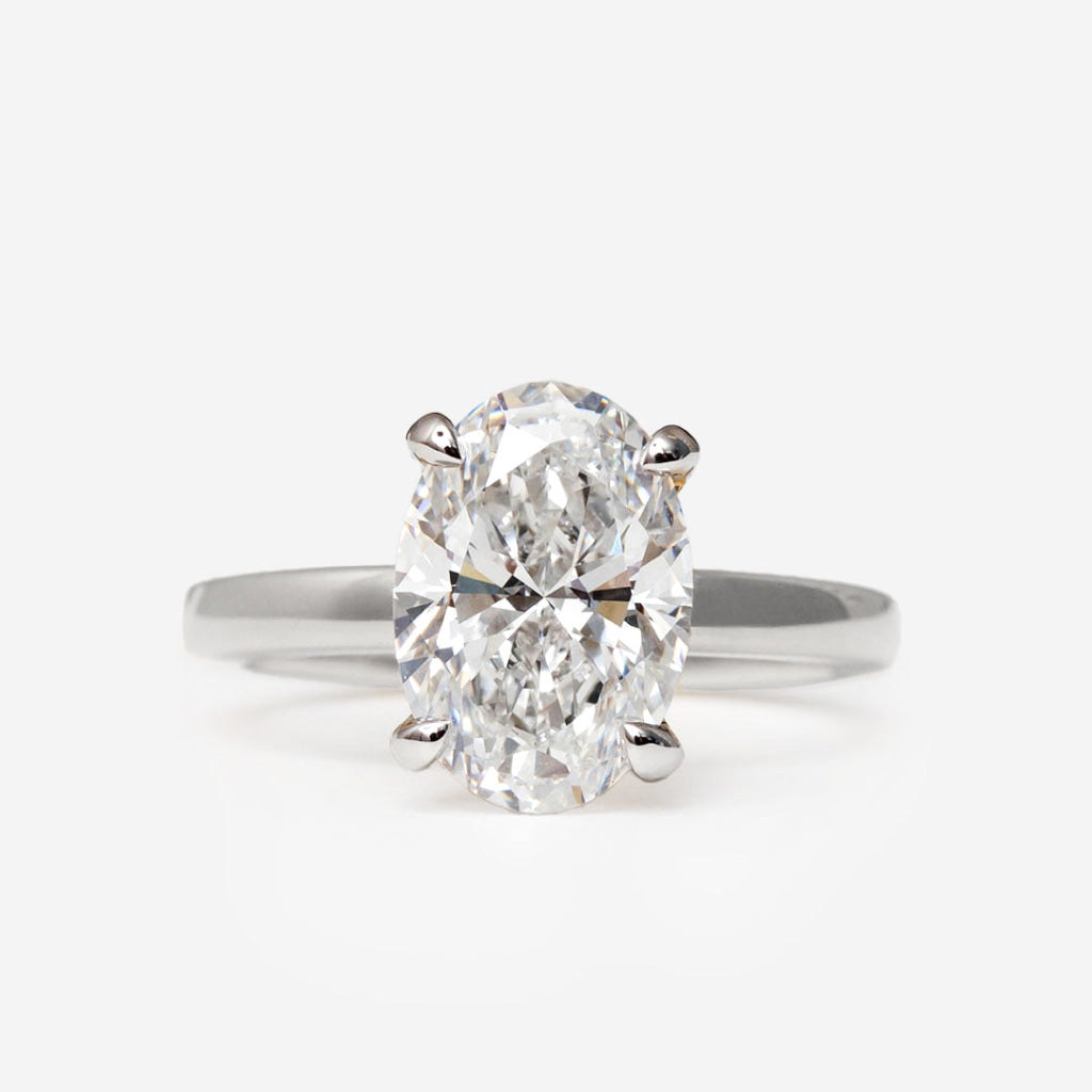 Monaco 3ct | Oval Solitaire Lab Grown Diamond Engagement