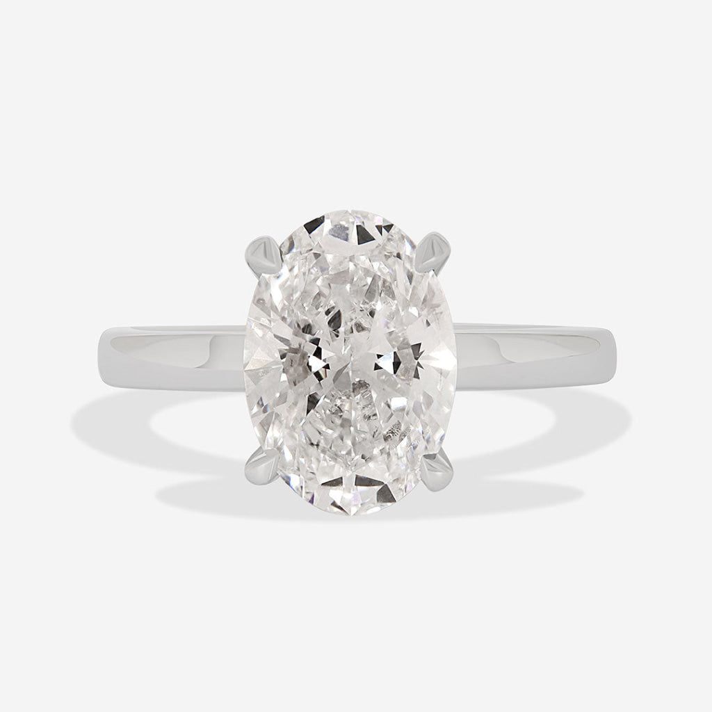 Monaco 4ct | Oval Solitaire Lab Grown Diamond Engagement
