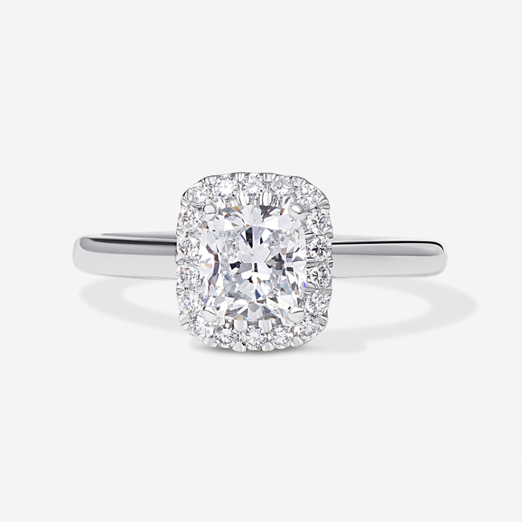 MONET 1.20ct | Cushion Halo Lab Grown Diamond Engagement