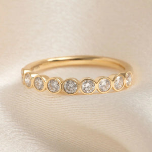 MONROE | Natural Diamond Wedding Ring in 18ct Gold
