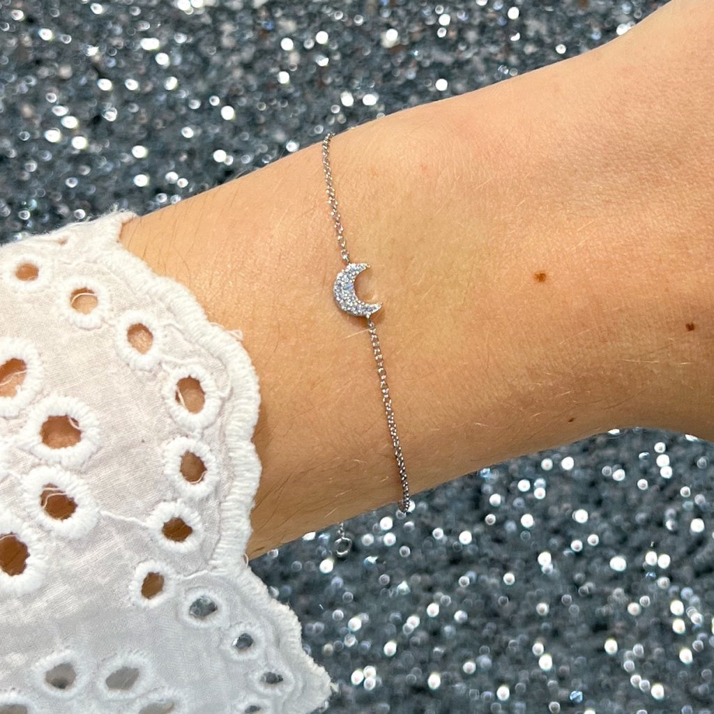 Moon Bracelet | Sterling Silver - Bracelet