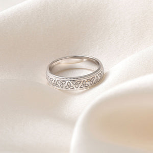 MURRAY 6mm | Men's Wedding Ring in 9ct White Gold