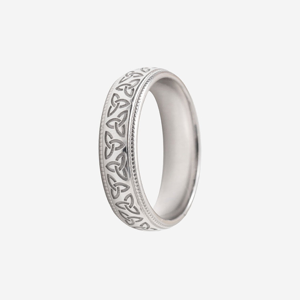 MURRAY 6mm | Men's Wedding Ring in 9ct White Gold
