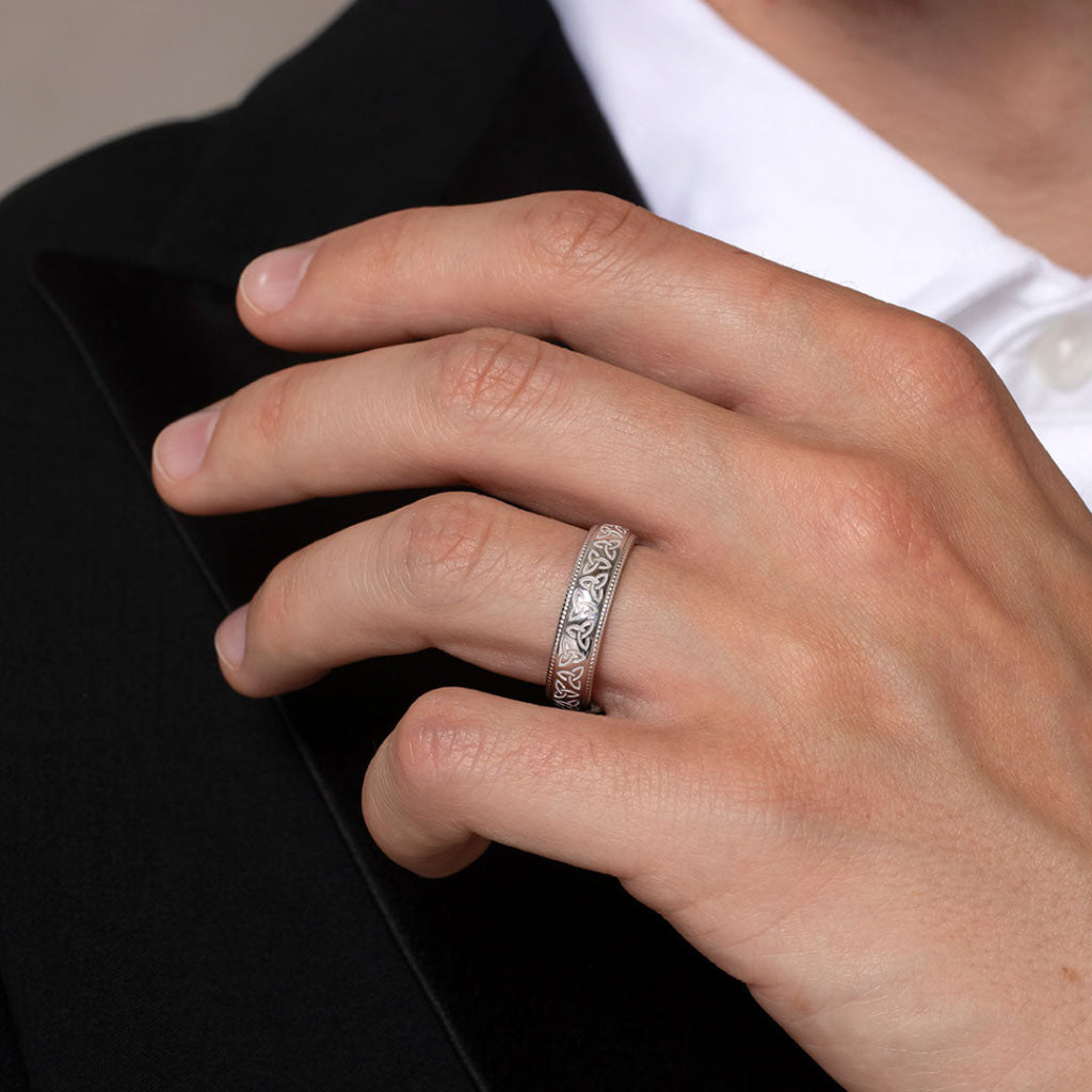 MURRAY 6mm | Men’s Wedding Ring in 9ct White Gold - Rings