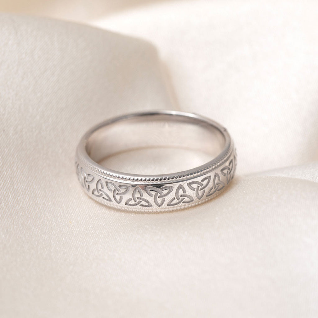 MURRAY 6mm | Men’s Wedding Ring in 9ct White Gold - Rings