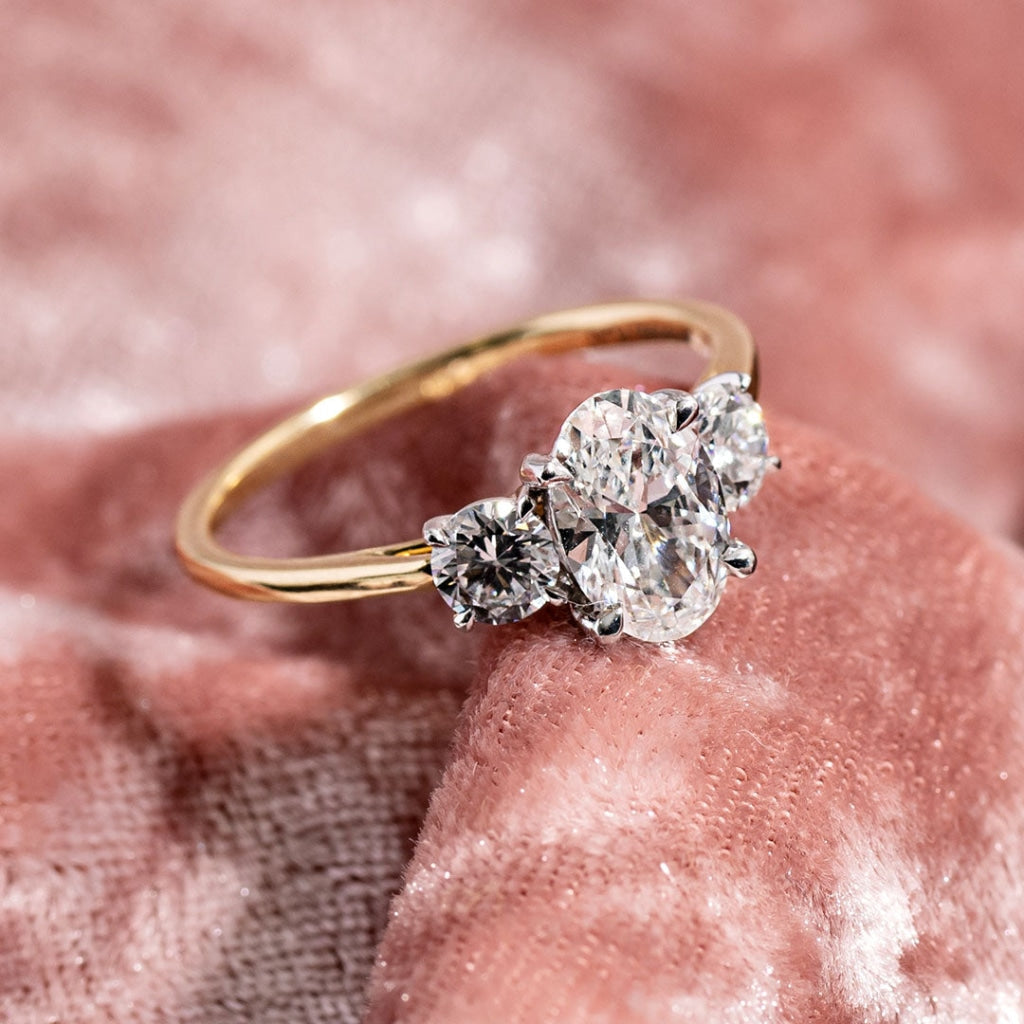 Muse diamond engagement ring
