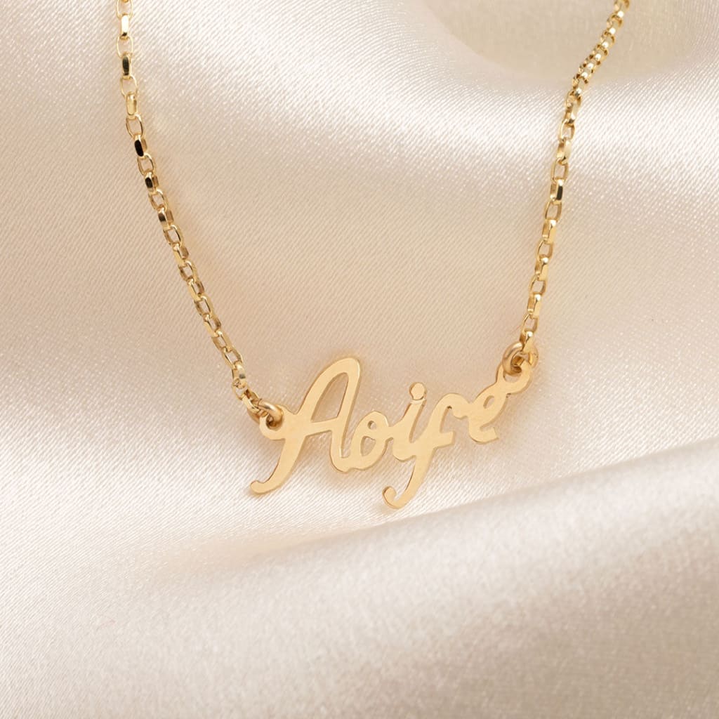 NAME NECKLACE SMALL | 9ct Gold - Necklace