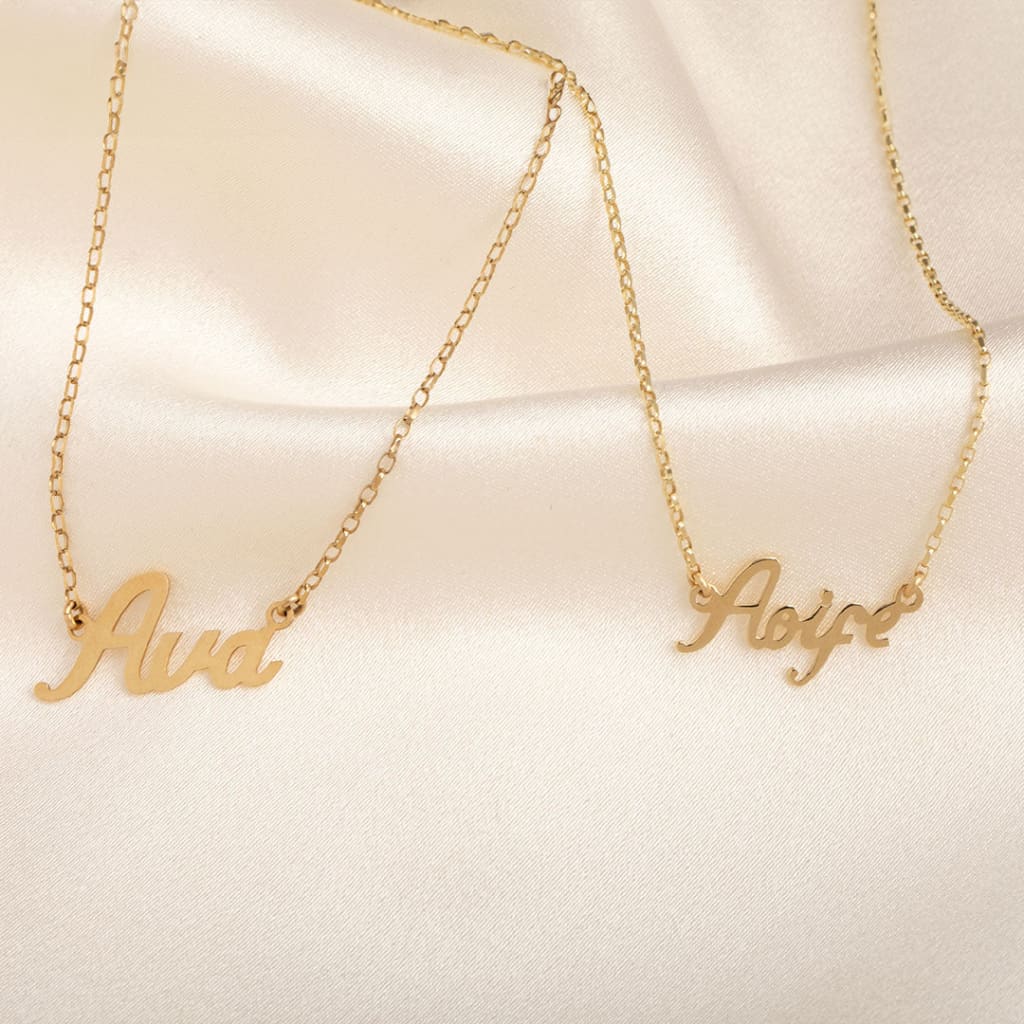 NAME NECKLACE SMALL | 9ct Gold - Necklace